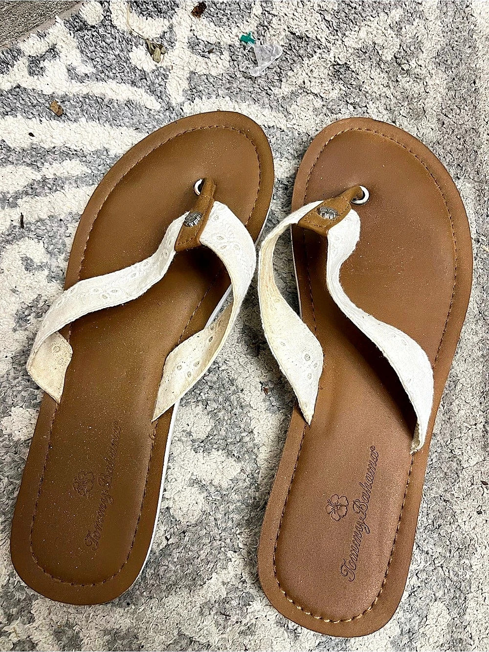 Vera Bradley Women's Brown & White Sandals